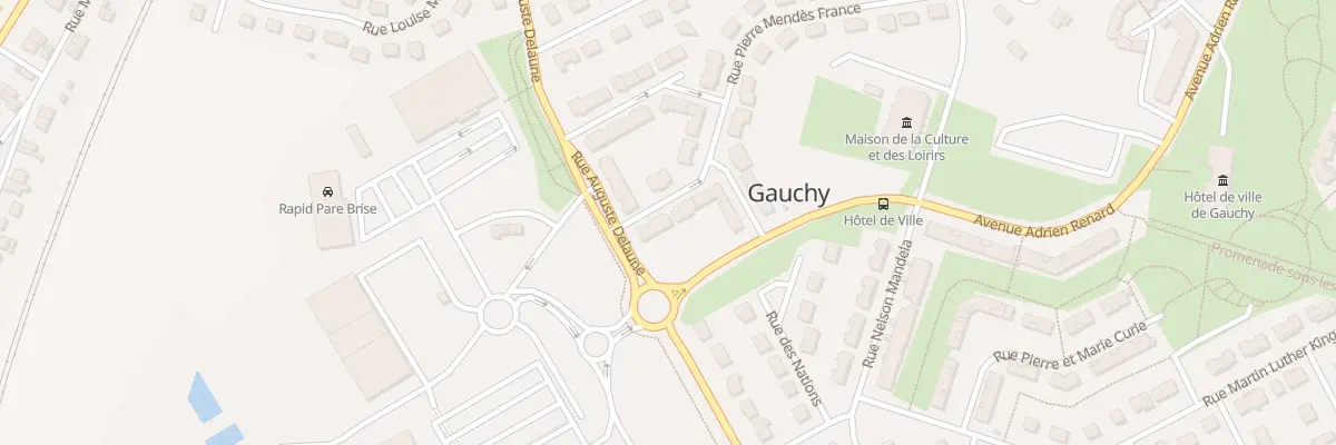 Plan du 6 Rue du Doc Albert Schweitzer à Gauchy