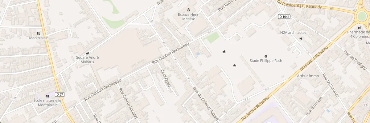 Plan du 56 Rue du Colonel Fabien à Saint-Quentin