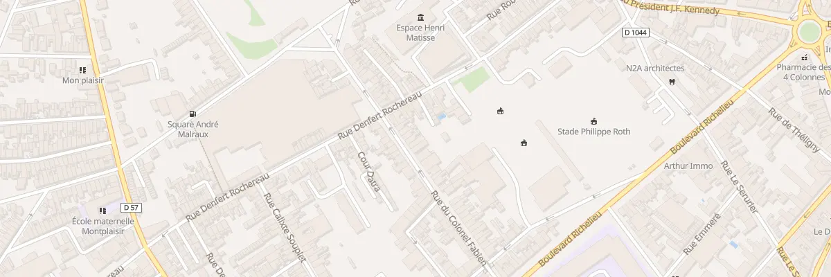 Plan du 54 Rue du Colonel Fabien à Saint-Quentin