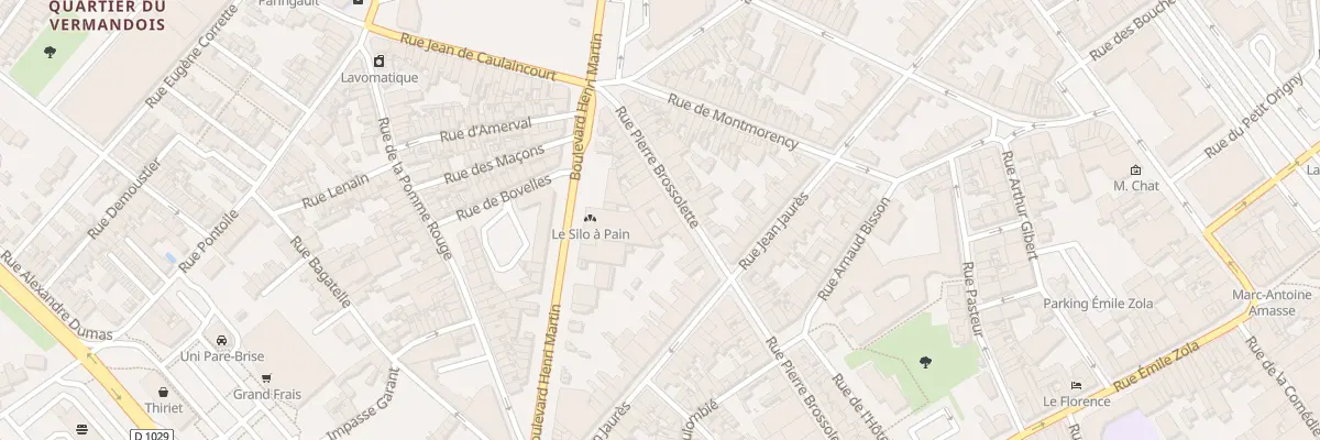 Plan du 93 Rue Pierre Brossolette à Saint-Quentin