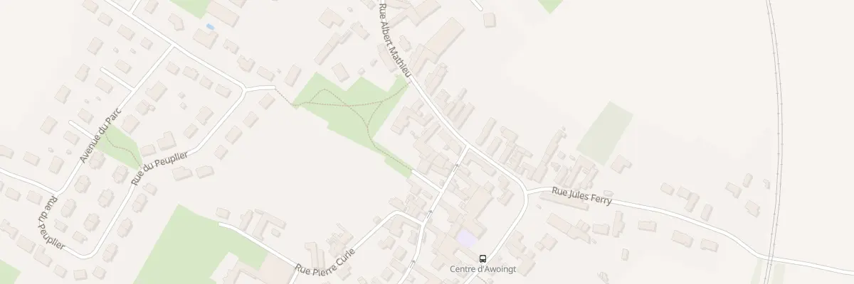 Plan du 7 Rue Albert Mathieu à Awoingt