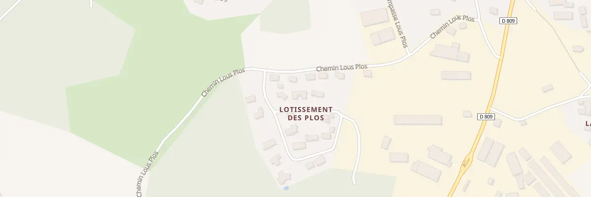 Plan du 6303 Lot des Plos à Peyre en Aubrac