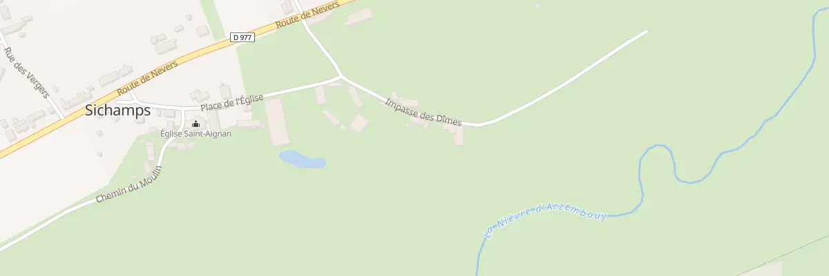 Plan du 2 Imp des Dîmes à Sichamps
