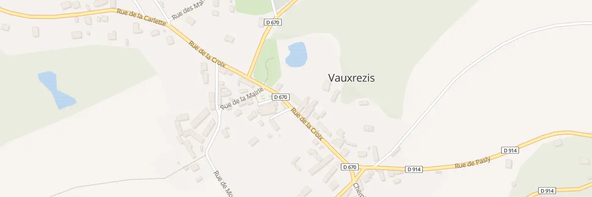 Plan du 16 Rue de la Croix à Vauxrezis