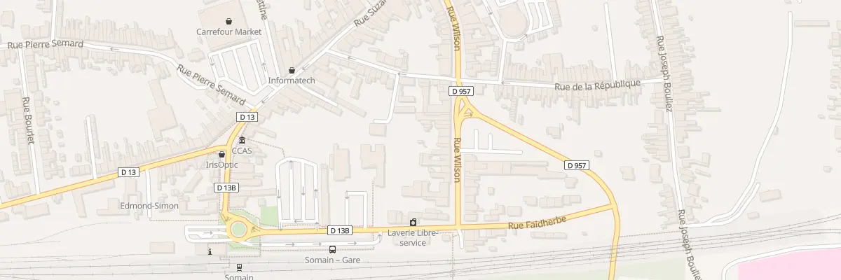 Plan du 42B Rue Wilson à Somain