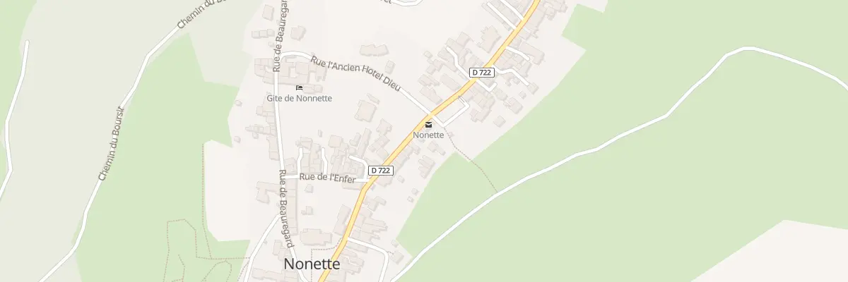 Plan du 2 Pl du Bouillas à Nonette-Orsonnette