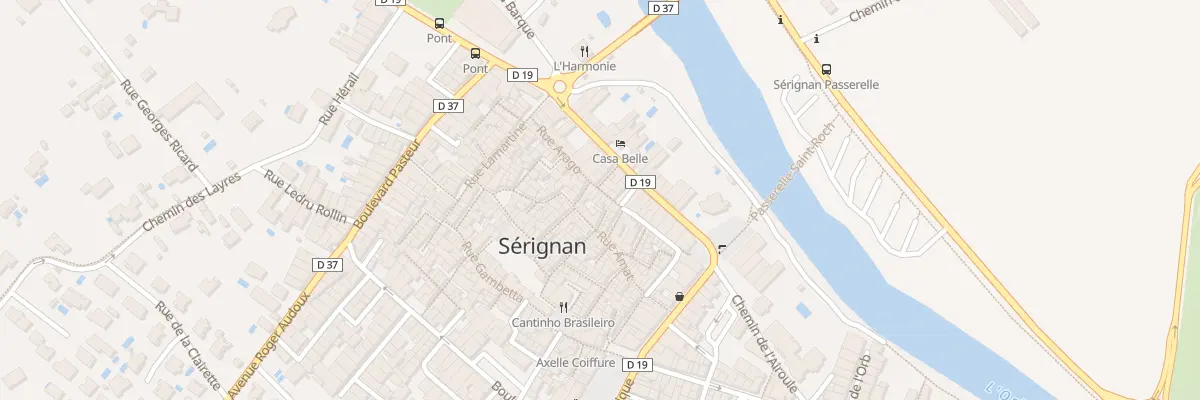 Plan du 54 Rue Amat à Sérignan