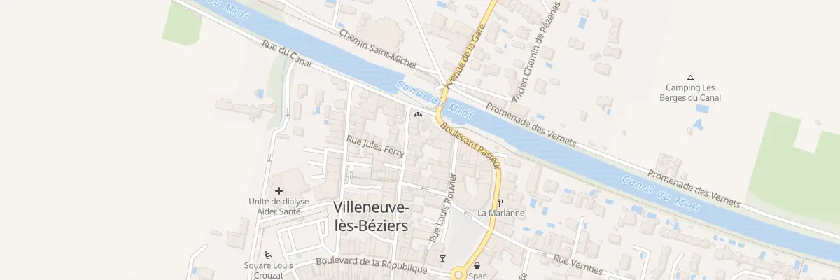 Plan du 41 Rue Jean Laurès à Villeneuve-lès-Béziers