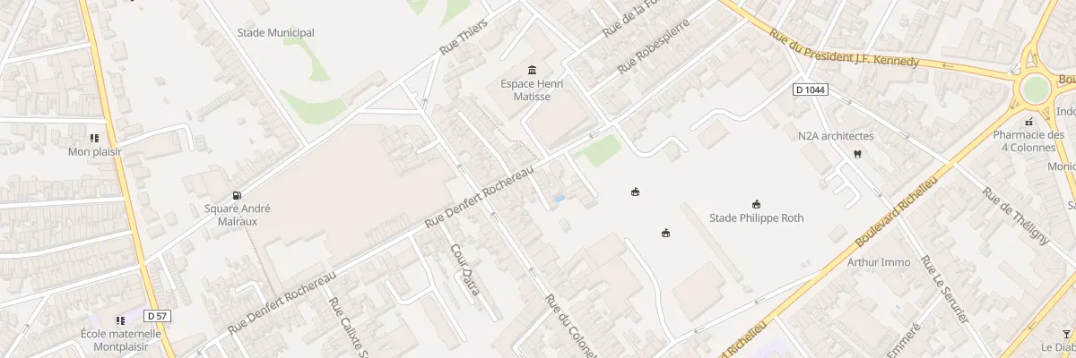 Plan du 79 Rue Denfert Rochereau à Saint-Quentin