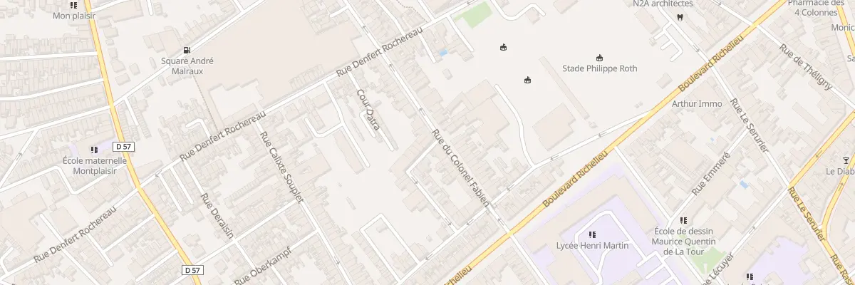 Plan du 31 Rue du Colonel Fabien à Saint-Quentin
