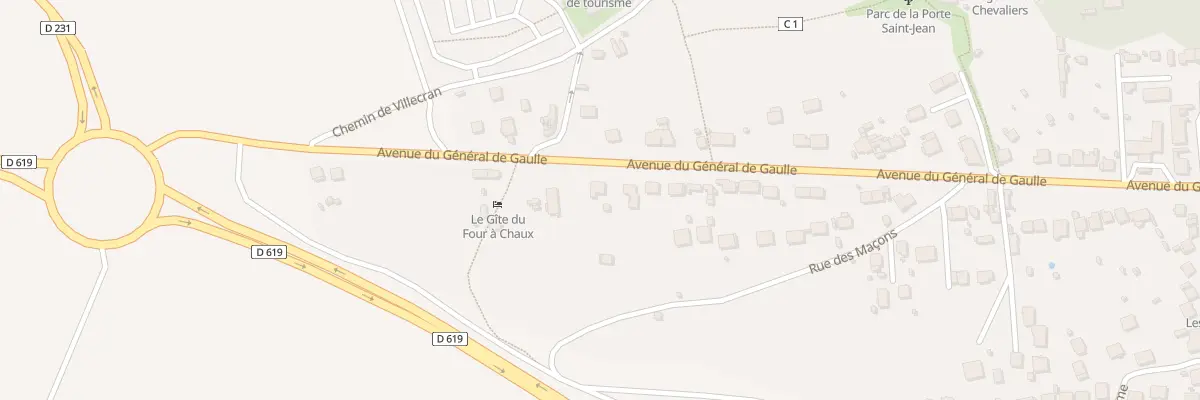 Plan du 57B Av du Général de Gaulle à Provins