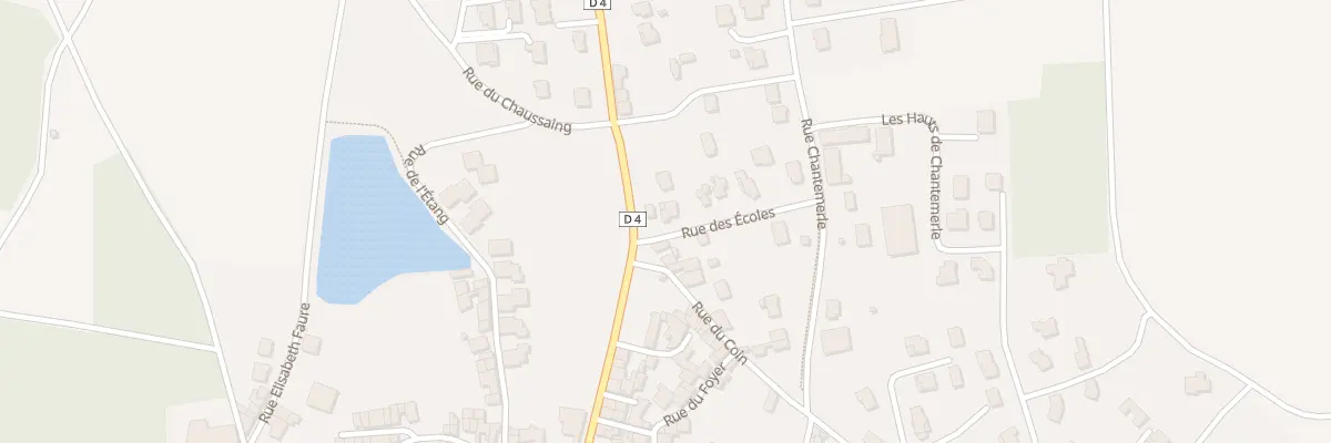 Plan du 1 Rue des Ecoles à Chauriat