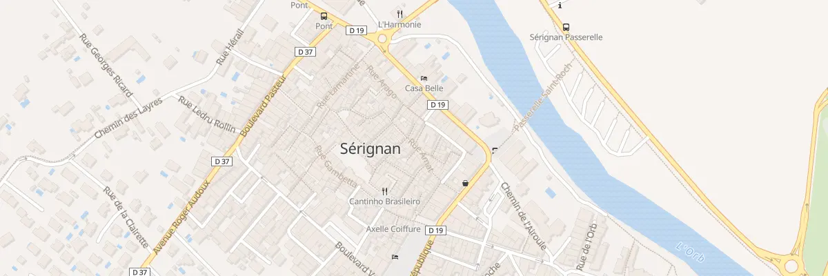 Plan du 36 Rue Amat à Sérignan