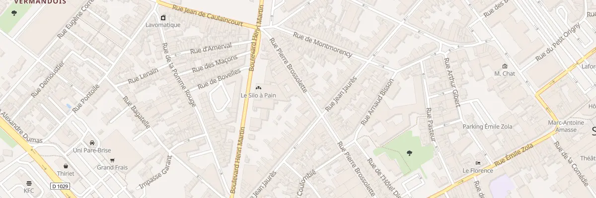 Plan du 91 Rue Pierre Brossolette à Saint-Quentin