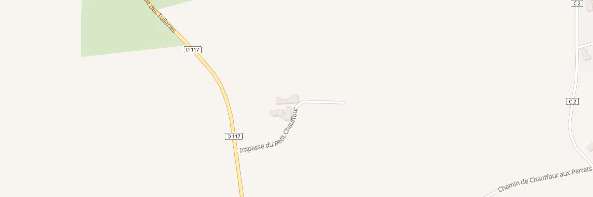 Plan du 2 Imp du Petit Chauffour à Menou