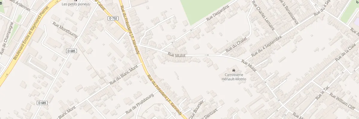 Plan du 127 Rue Mulot à Saint-Quentin