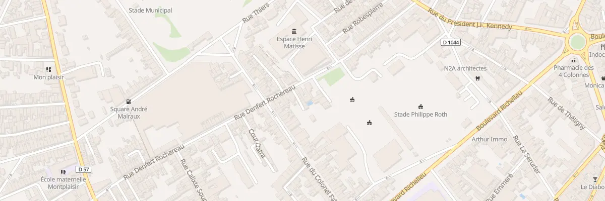 Plan du 79B Rue Denfert Rochereau à Saint-Quentin