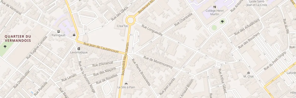 Plan du 39 Rue Chantrelle à Saint-Quentin