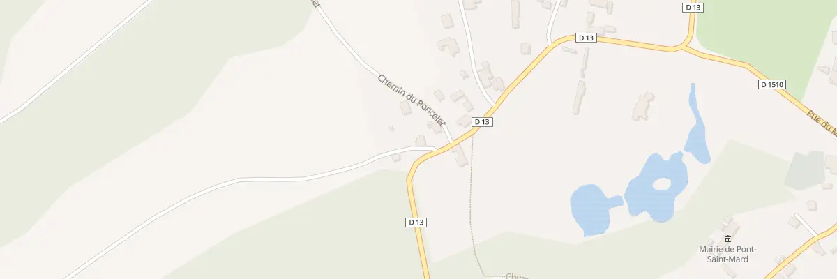 Plan du 25 Rue du Général Mangin à Pont-Saint-Mard