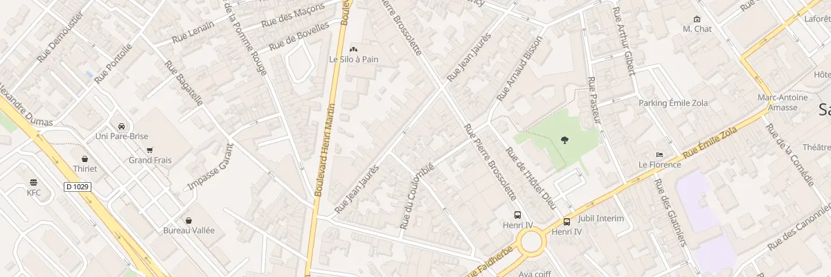 Plan du 43 Rue Jean Jaurès à Saint-Quentin