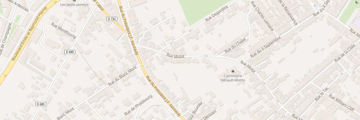 Plan du 125 Rue Mulot à Saint-Quentin