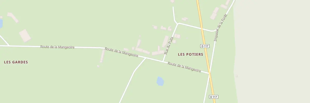 Plan du 105 Les Potiers à Saint-Malo-en-Donziois