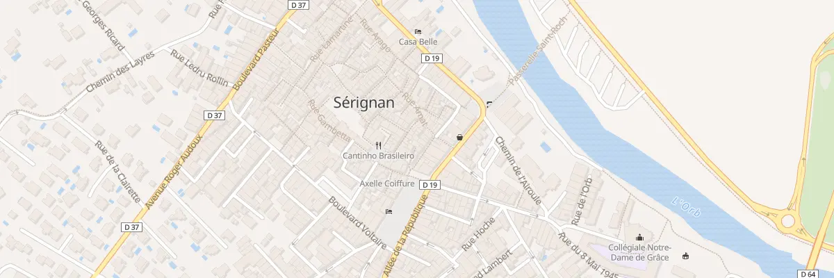 Plan du 31 Rue Amat à Sérignan