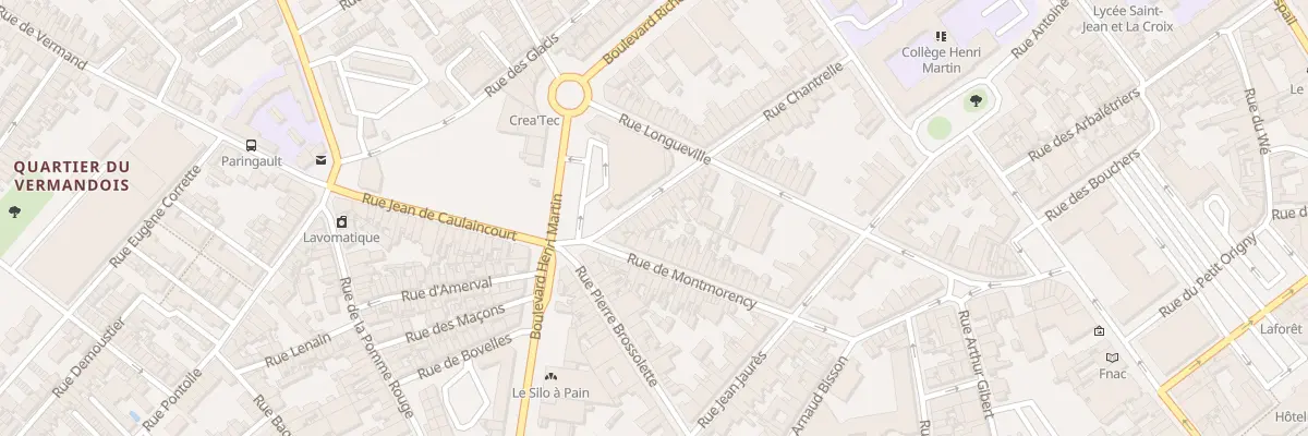 Plan du 37 Rue Chantrelle à Saint-Quentin