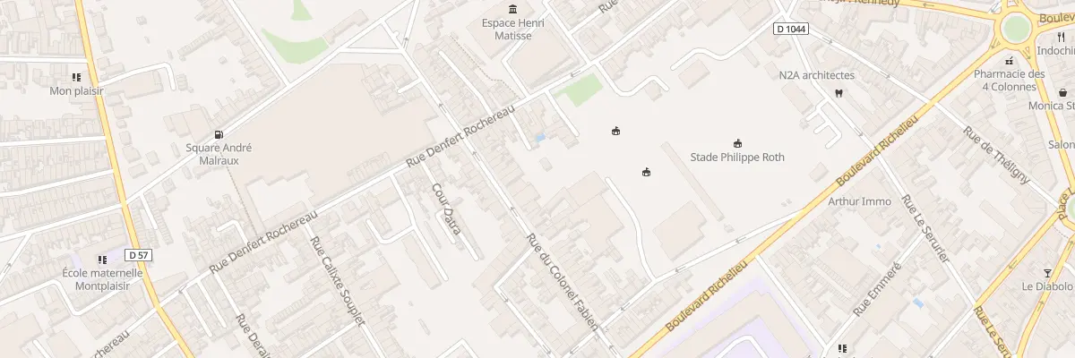 Plan du 46 Rue du Colonel Fabien à Saint-Quentin