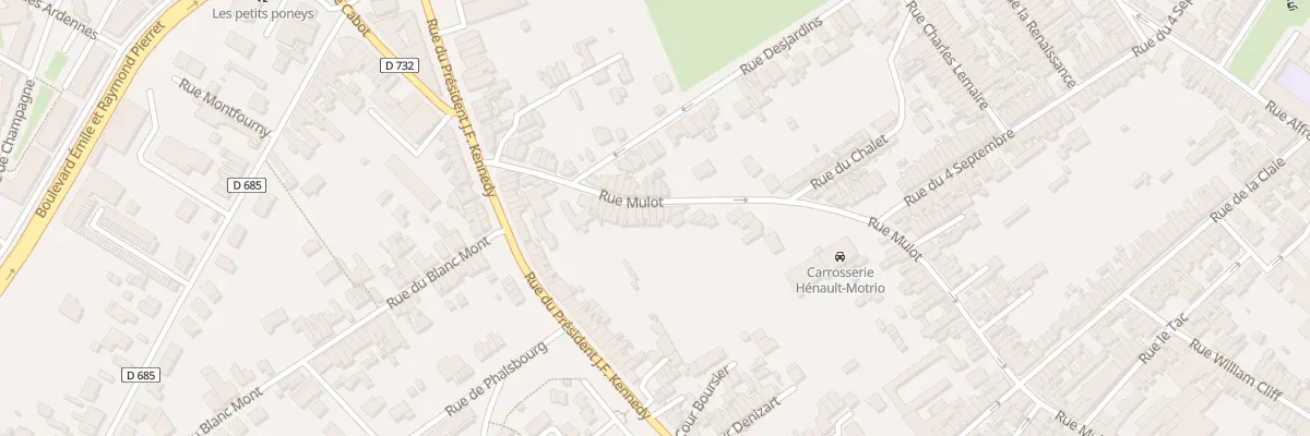 Plan du 123 Rue Mulot à Saint-Quentin