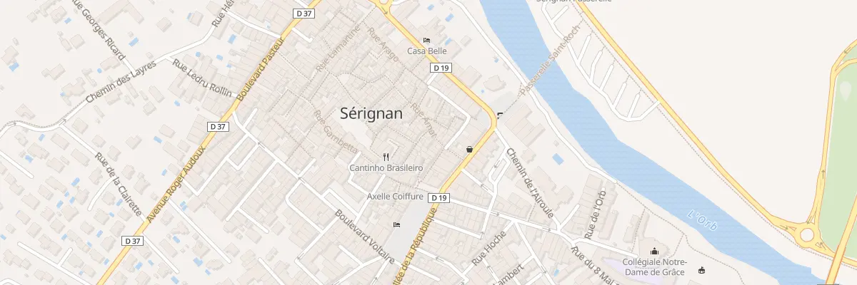 Plan du 35 Rue Amat à Sérignan