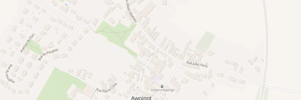 Plan du 5 Rue Albert Mathieu à Awoingt