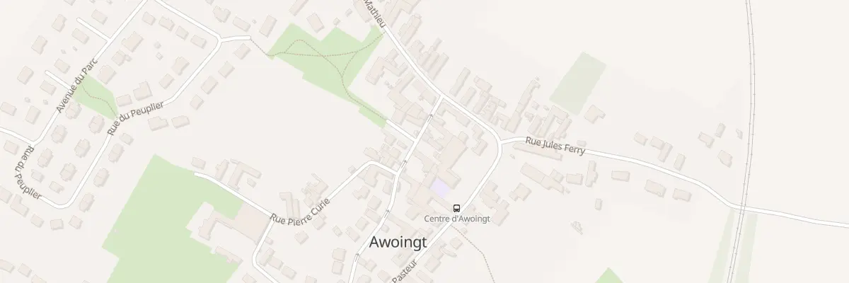 Plan du 3 Rue Léon Gambetta à Awoingt