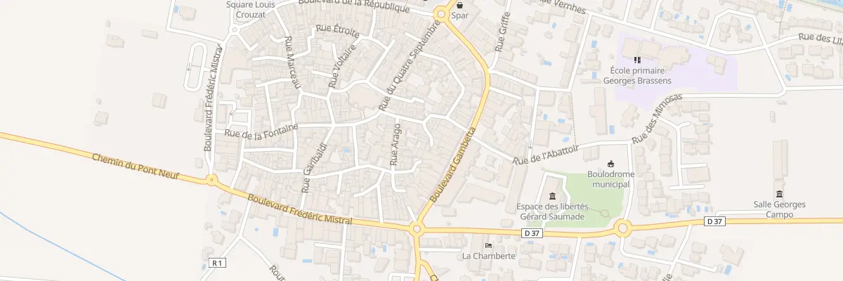Plan du 7 Imp Victor Hugo à Villeneuve-lès-Béziers