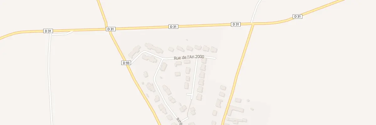 Plan du 6 Rue de l’An 2000 à Lehaucourt