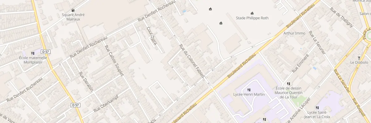 Plan du 19 Rue du Colonel Fabien à Saint-Quentin