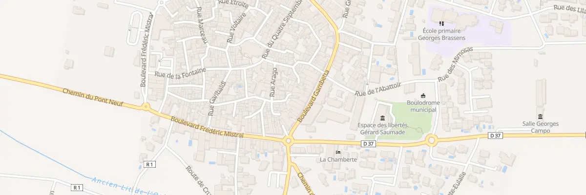 Plan du 13B Imp Lafayette à Villeneuve-lès-Béziers
