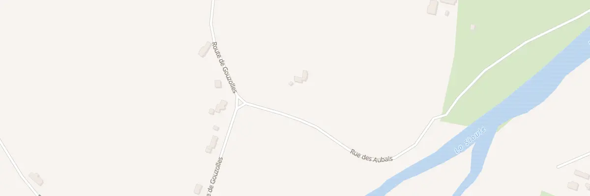 Plan du 6 Rue des Aubais à Bayet