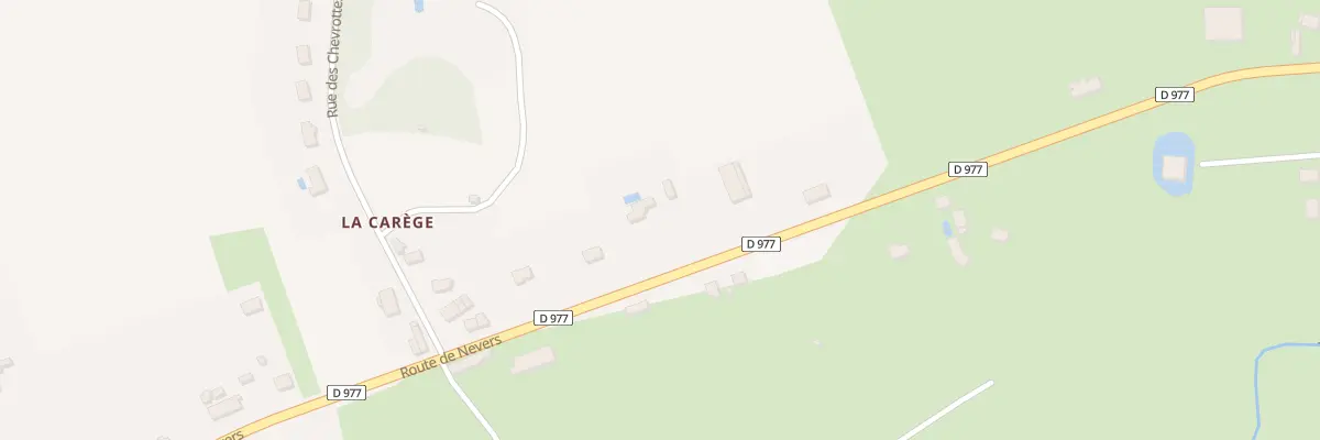 Plan du 16 Rte de Nevers à Sichamps