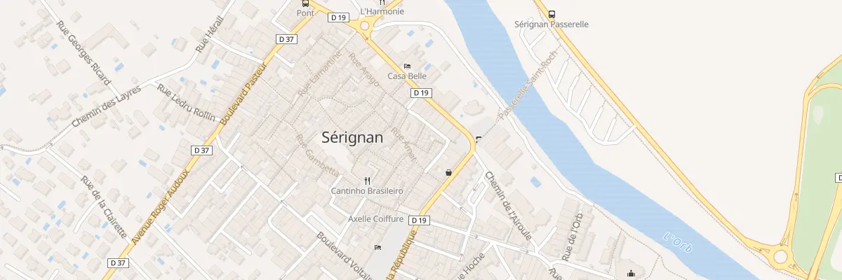 Plan du 32 Rue Marat à Sérignan