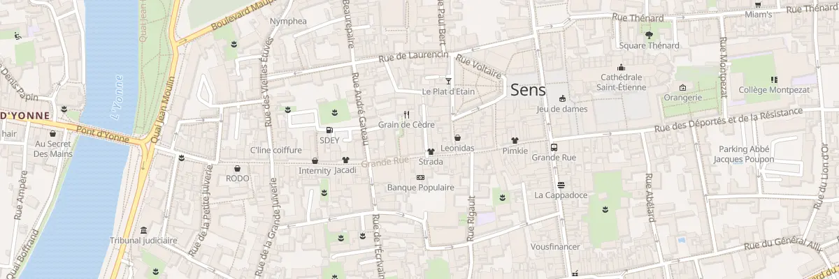 Plan du 79 Gr Grande Rue à Sens