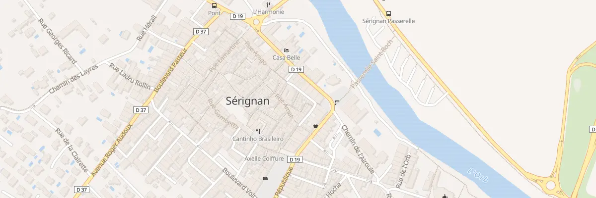 Plan du 39 Rue Marat à Sérignan