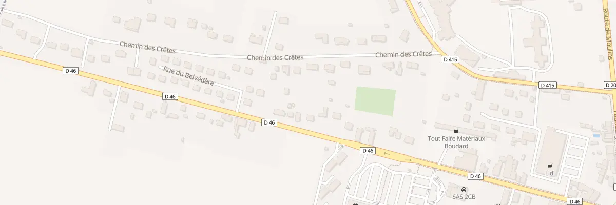 Plan du 58 Rte de Montmarault à Saint-Pourçain-sur-Sioule