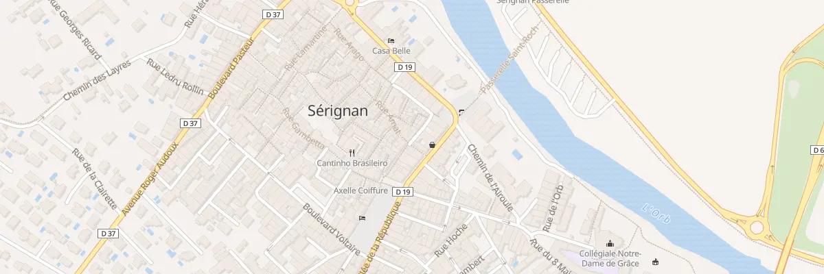 Plan du 50 Rue de Ronde à Sérignan