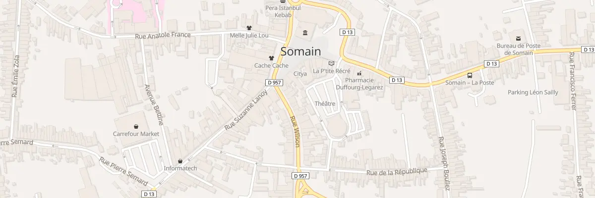 Plan du 7 Rue Wilson à Somain