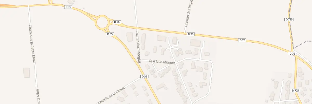 Plan du 3 Rue Jean Monnet à Charbonnier-les-Mines