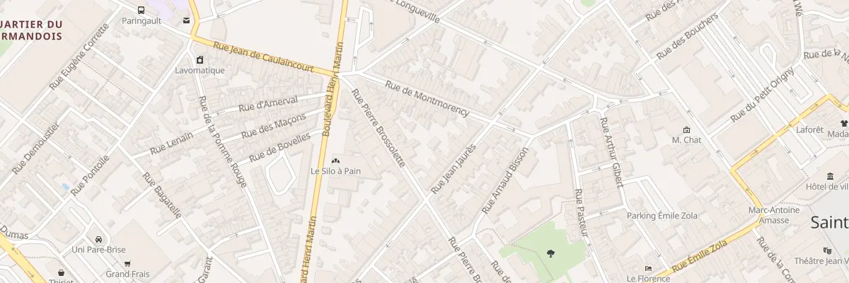 Plan du 118 Rue Pierre Brossolette à Saint-Quentin