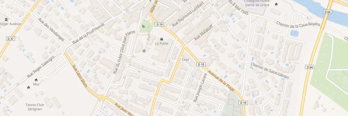 Plan du 5 Rue Emmanuel Cabrillac à Sérignan