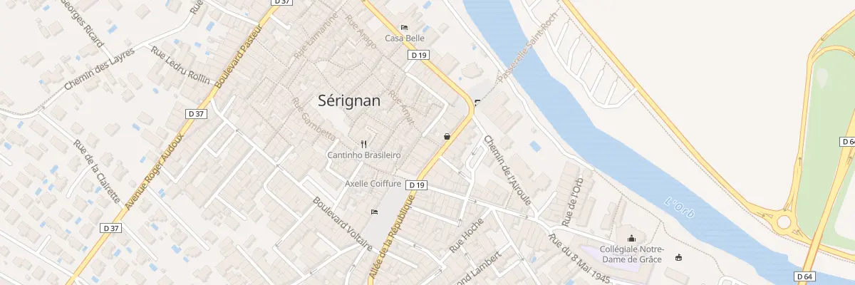 Plan du 3 Rue Amat à Sérignan