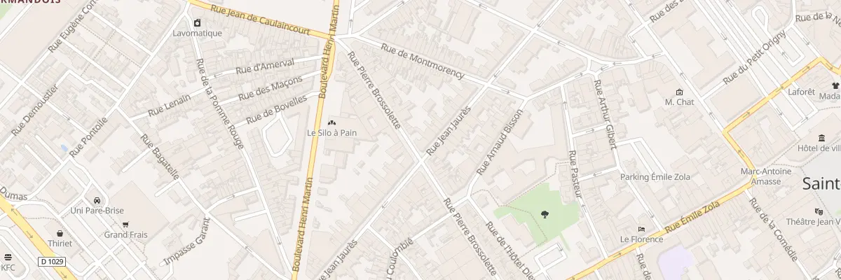 Plan du 116B Rue Pierre Brossolette à Saint-Quentin